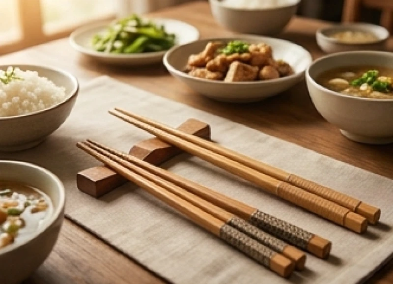 Rơi đũa là điềm gì: Lý giải thực tế và cách hóa giải tức thì 9 Những đôi đũa làm từ gỗ tự nhiên hoặc tre có độ nhám bám dính tốt giúp hạn chế tối đa tình trạng trơn tuột