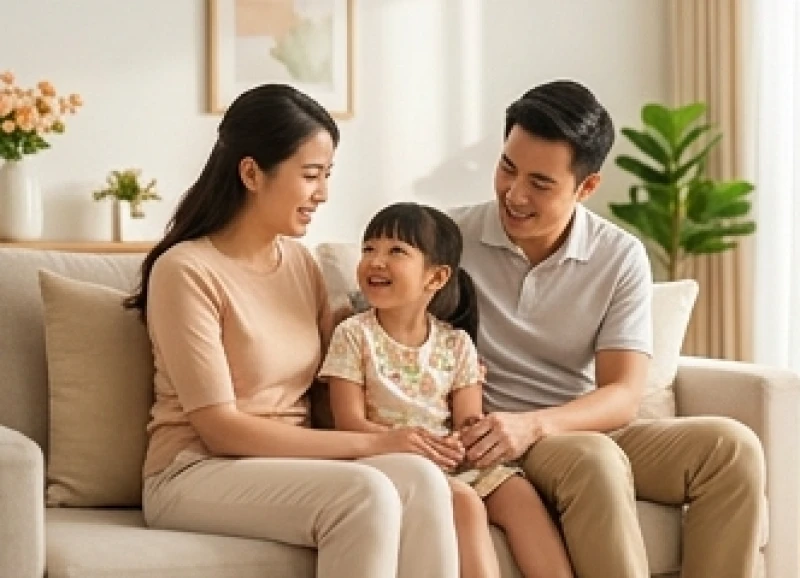 Kỷ Hợi 2019 mệnh gì: Nạp âm Bình Địa Mộc & tra cứu hướng hợp 8 Cả gia đình quây quần ấm áp thể hiện sự tương sinh hòa hợp giữa các thành viên