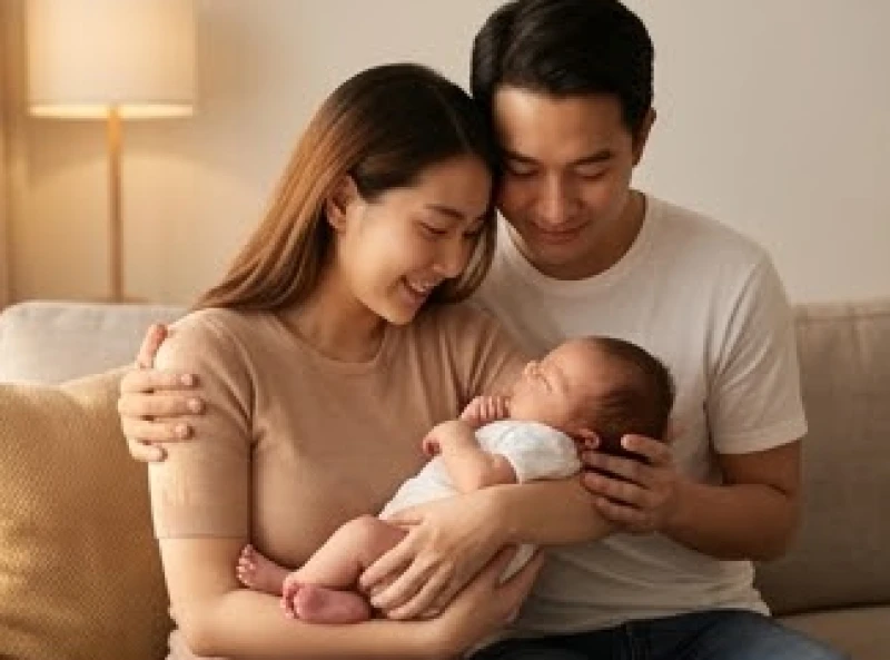 Đặt tên con sinh năm Nhâm Dần 2022: Chuẩn phong thủy & ghép họ 3 Gia đình trẻ hạnh phúc âu yếm em bé sơ sinh mang mệnh Kim Bạch Kim tuổi Nhâm Dần