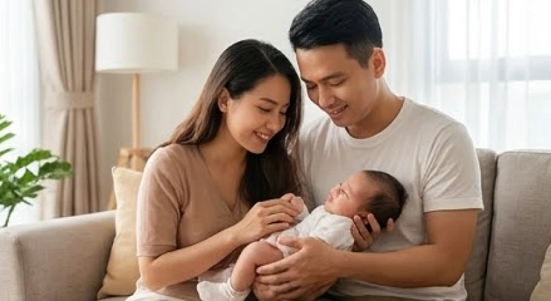 Tuổi Thìn sinh năm bao nhiêu: Bảng tra cứu Can Chi và số tuổi 5 Gia đình trẻ hạnh phúc âu yếm em bé mới sinh trong không gian phòng khách ngập tràn ánh sáng tự nhiên