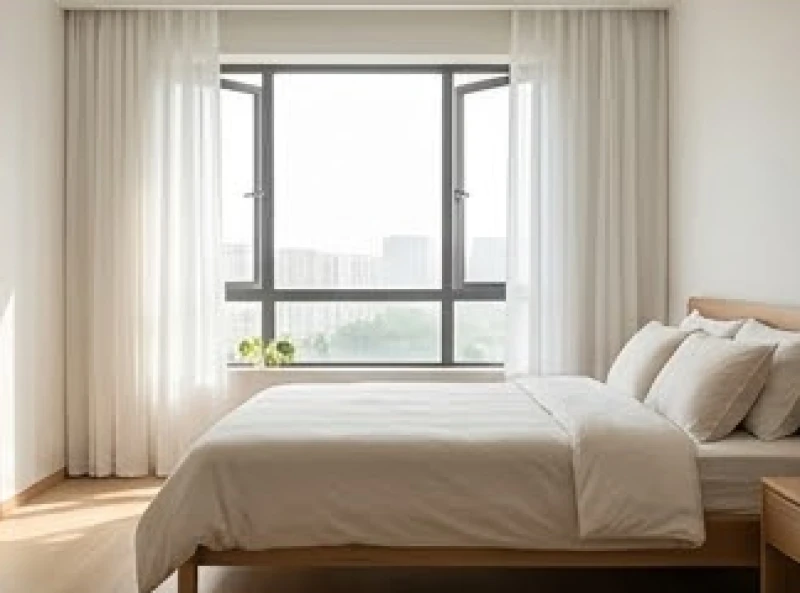 Giường ngủ cho tuổi Quý Tỵ đón luồng sinh khí tốt lành từ cửa sổ hướng Nam thoáng đãng
