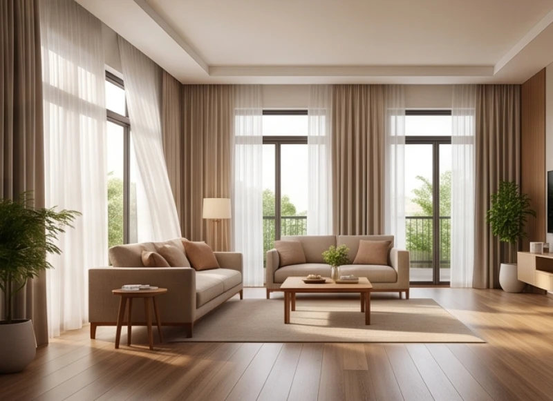 Tuổi Ngọ hợp hướng nào: quy tắc cho vợ chồng & kinh doanh 6 Phòng khách thiết kế mở với luồng gió luân chuyển xuyên suốt không gian
