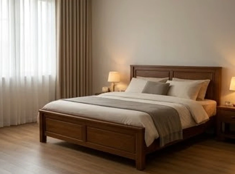 Căn phòng thông thoáng với lối đi không vật cản đảm bảo an toàn cho người cao tuổi sinh năm 1941