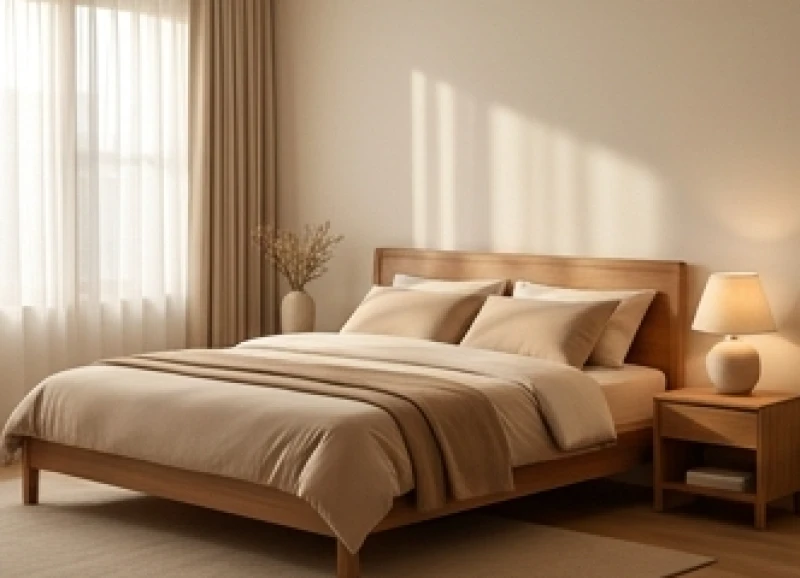 Những điều cấm kỵ trong phong thủy với tuổi Tỵ: Chi tiết 5 mệnh 4 Phòng ngủ ấm cúng được bố trí đúng nguyên tắc, không có gương đối diện giường và dùng gam màu tương sinh.