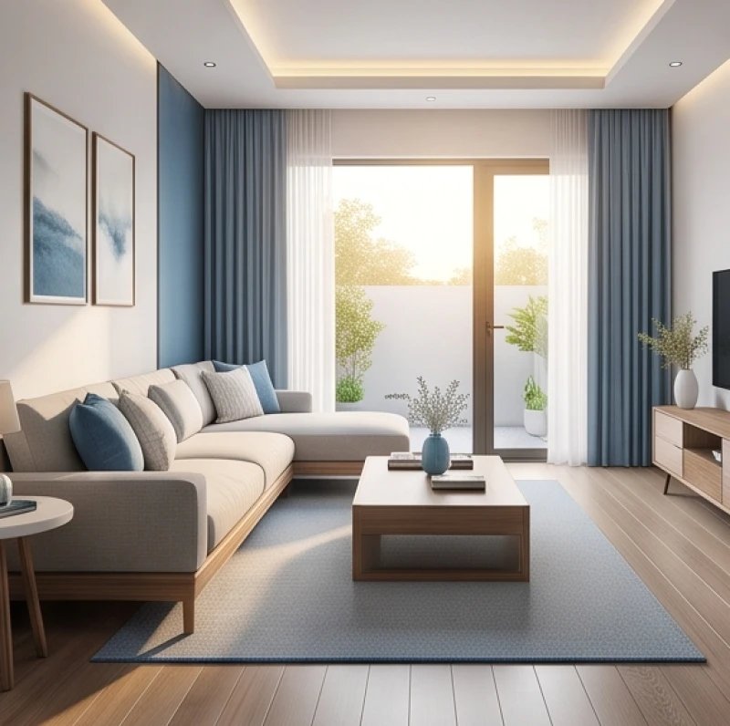 Đinh Sửu 1997 hợp hướng nào: Cách chọn hướng nhà và hóa giải kỵ 7 Bộ sofa chữ L sang trọng kê sát tựa lưng vào bức tường vững chãi trong phòng khách