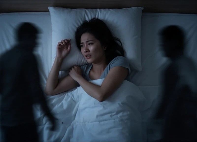 Người phụ nữ trằn trọc mất ngủ vì sợ hãi những hình bóng ma quỷ trong đầu
