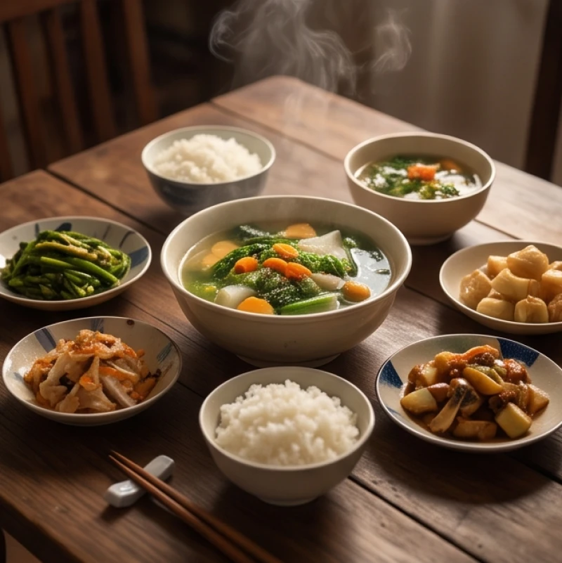 Mơ thấy người thân: Giải mã điềm báo, cách ứng phó & số may mắn 3 Những thành viên trong gia đình quây quần bên mâm cơm ấm cúng, một cách thiết thực để hóa giải sự lo âu sau giấc mơ