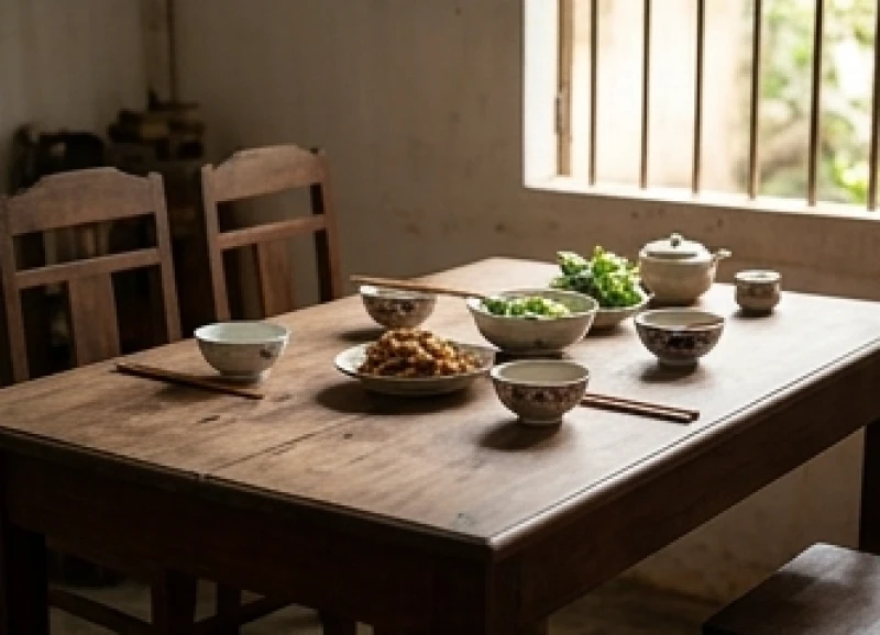 Không khí căng thẳng trong bữa cơm gia đình được xem là điềm báo xấu khi hỏng thức ăn