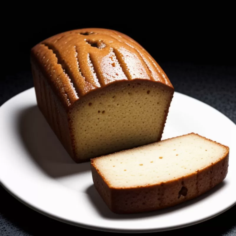 Bánh pound cake cắt lát