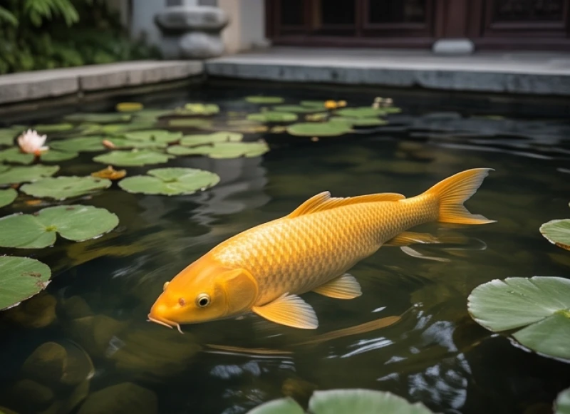Hình tượng cá chép vàng đại diện cho đường công danh và những bước ngoặt lớn lao trong sự nghiệp cá nhân