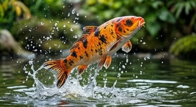 Mơ thấy cá koi: Tra cứu điềm báo theo màu sắc và bộ số tài lộc 4 Một chú cá koi vẫy vùng nhảy vọt lên khỏi mặt nước cảnh báo những xáo trộn trong công việc hiện tại
