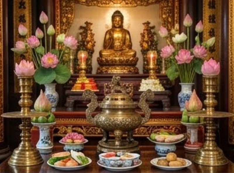 Văn khấn Đền Quốc Mẫu Tây Thiên: Văn bản chuẩn & Hướng dẫn sắm lễ 3 Sơ đồ bài trí các ban thờ Phật và ban Công đồng trong quần thể Đền Quốc Mẫu Tây Thiên