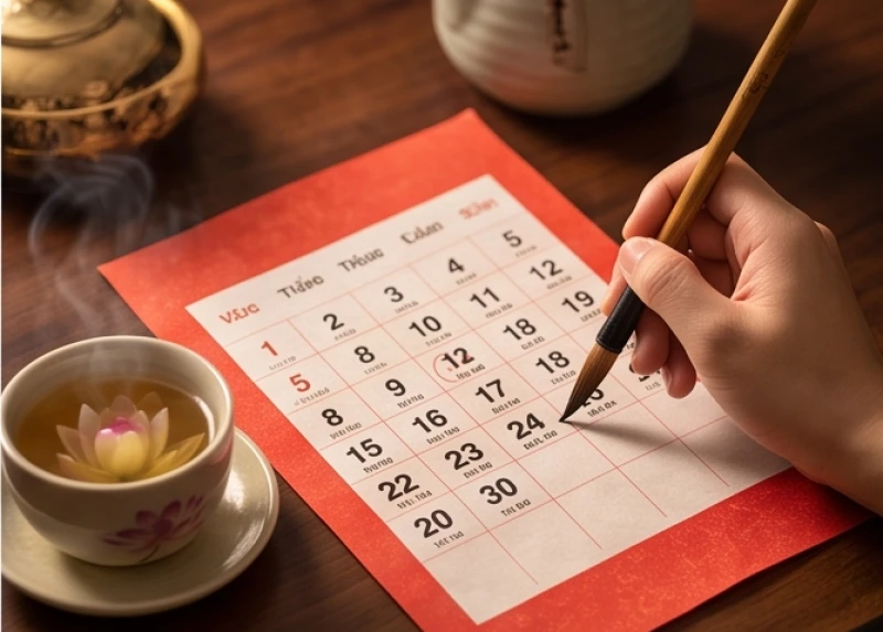 Ghi chú cẩn thận các tháng đại kỵ trên lịch âm giúp gia chủ bảo vệ thành quả tài chính trong năm