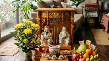 Mô hình chuẩn trong cách bài trí bàn thờ thần tài cho tuổi ngọ giúp thu hút vượng khí