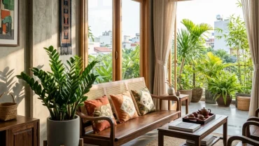 Bản đồ chi tiết hướng dẫn cách bố trí cây cảnh trong nhà hợp tuổi thân giúp thu hút tài lộc và vượng khí