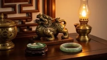 Mâm lễ cúng sao và vật phẩm phong thủy thể hiện cách hóa giải vận hạn cho tuổi Tỵ bình an
