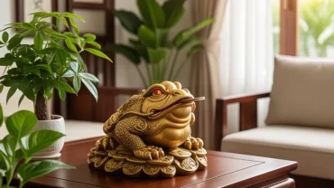 Không gian bài trí đúng cách thu hút tài lộc cho người tuổi thìn với linh vật phong thủy và cây xanh