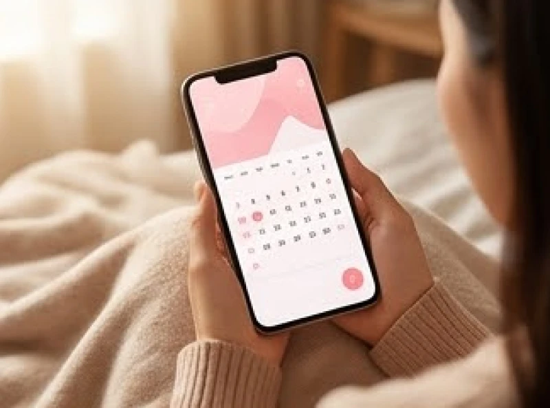 Ứng dụng theo dõi chu kỳ kinh nguyệt trên điện thoại giúp xác định ngày rụng trứng