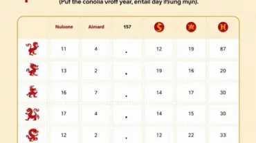 Bảng tra cứu cung mệnh cho người tuổi Thìn