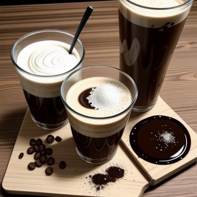 Nguyên liệu làm cafe mocha đá xay