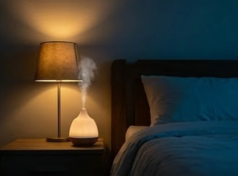 Giải mã mơ thấy người lạ: Điềm báo, con số và cách hóa giải 9 Không gian phòng ngủ mát mẻ với ánh đèn vàng dịu nhẹ và máy tỏa tinh dầu xông hương