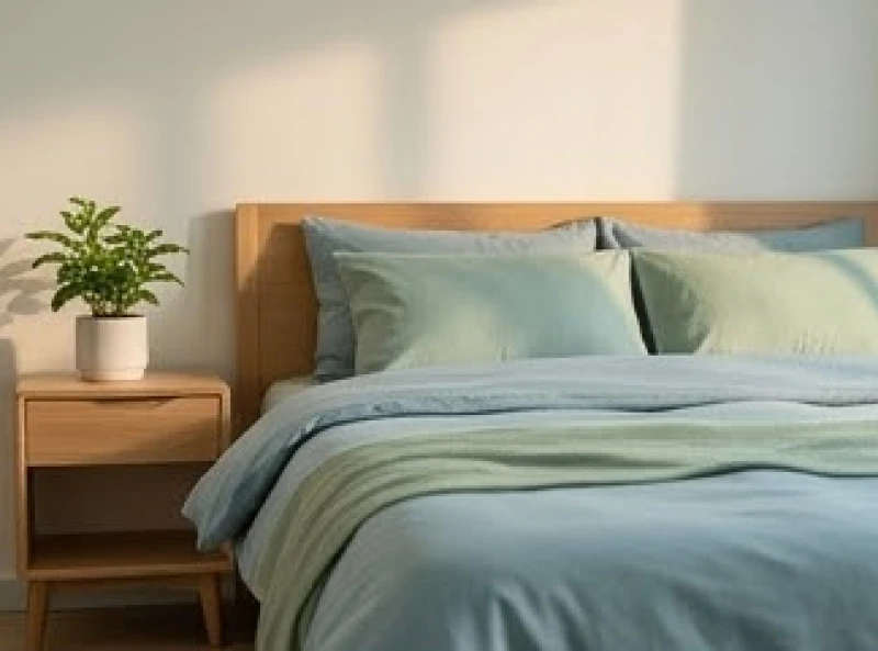 Căn phòng ngủ yên tĩnh với ánh sáng dịu nhẹ giúp cải thiện rối loạn giấc ngủ và duy trì sức khỏe tuổi Dần