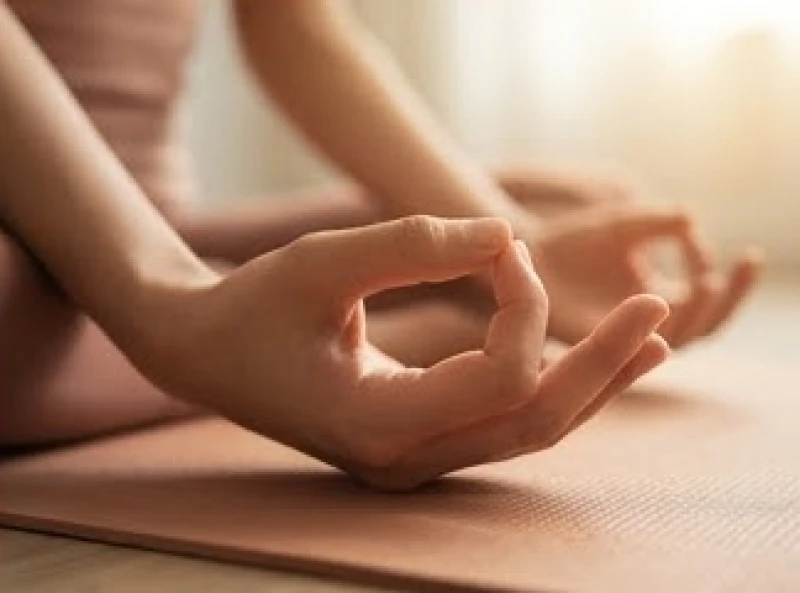 Bàn tay tĩnh tại thả lỏng của một người đang duy trì lối sống lành mạnh nhằm hóa giải các rủi ro thể chất tiềm ẩn