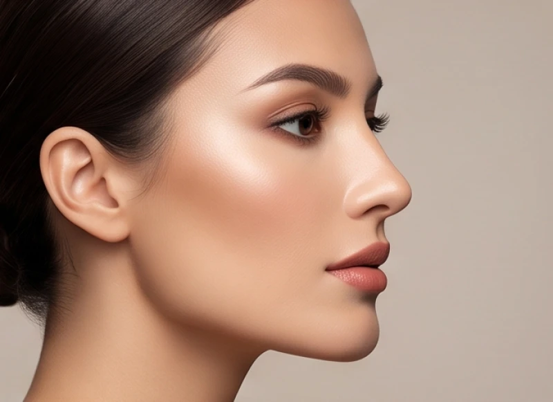Sự kết hợp giữa tướng hàm vuông và sống mũi cao mang lại vẻ đẹp sắc sảo cùng tài lộc dồi dào