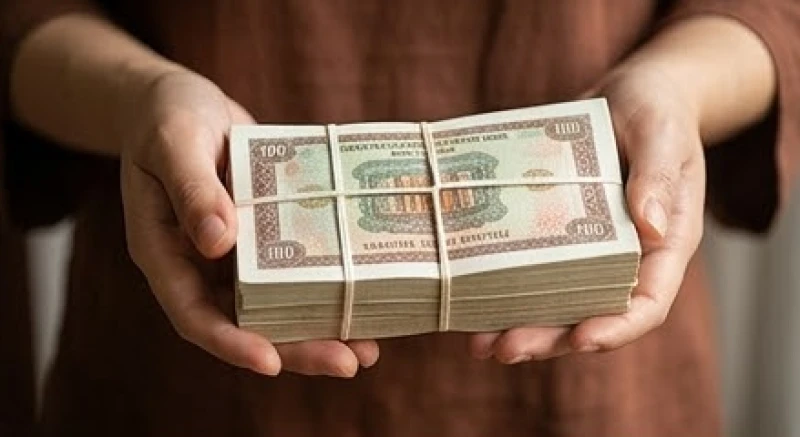 Mơ thấy giấy tiền vàng mã: Điềm báo hung cát & bảng tra cứu số 2 Đôi bàn tay đón nhận những tệp giấy tiền âm phủ và đồ mã cúng tế truyền thống