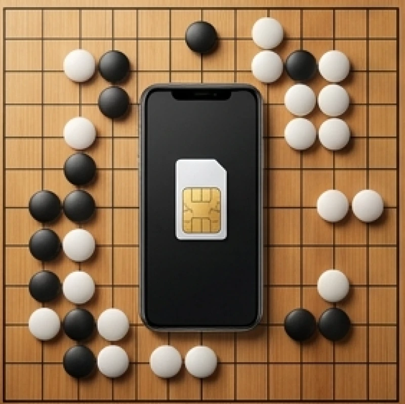 Sim phong thủy tuổi Sửu: Bảng tra nam nữ & tự lập quẻ Kinh Dịch 8 Biểu tượng vòng tròn âm dương được xếp bằng các quân cờ vây trắng đen