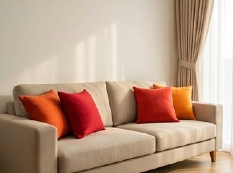 Những điều cấm kỵ trong phong thủy với tuổi Ngọ: cách hóa giải 5 Bổ sung gối tựa màu đỏ và cam trên ghế sofa để cân bằng năng lượng hành Thổ