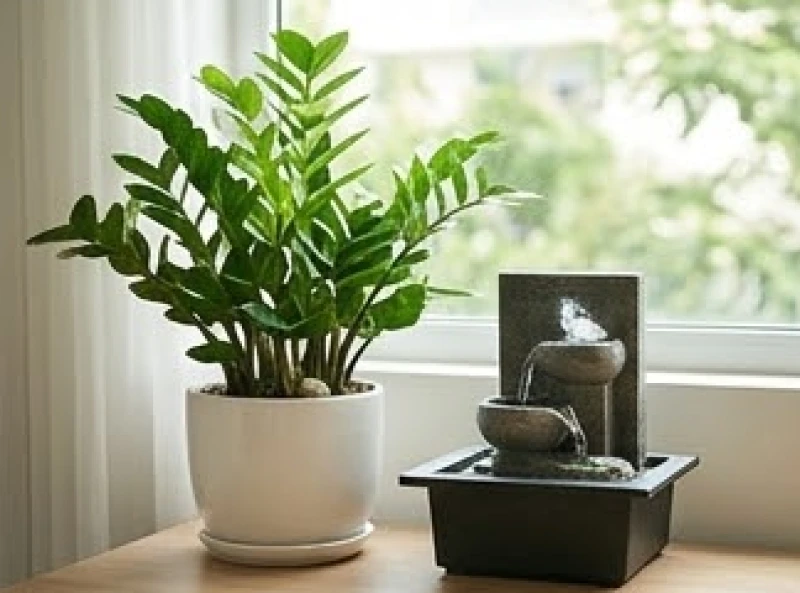 Sự kết hợp hài hòa giữa các yếu tố tự nhiên mang lại không gian sống bình an