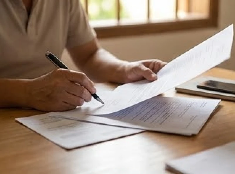 Tắc kè vào nhà là điềm gì: Tra cứu tiếng kêu và cách đuổi an toàn 5 Người đàn ông cẩn thận xem xét các giấy tờ quan trọng trên bàn làm việc vào buổi sáng