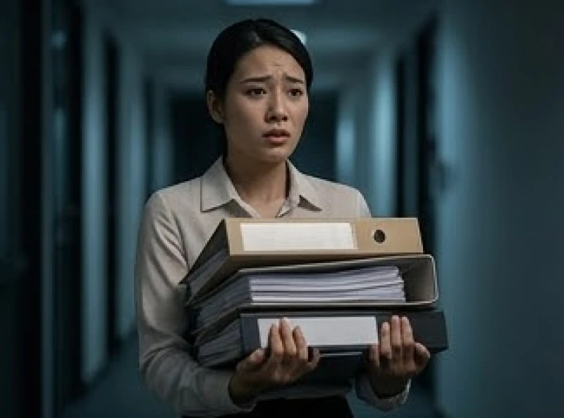 Mơ bị ép lấy chồng: Phân tích tâm lý, điềm báo & cách giải tỏa 4 Người phụ nữ lộ vẻ lo âu khi cầm tập hồ sơ dày cộm trên tay tượng trưng cho sự e ngại trước những nhiệm vụ công việc xa lạ