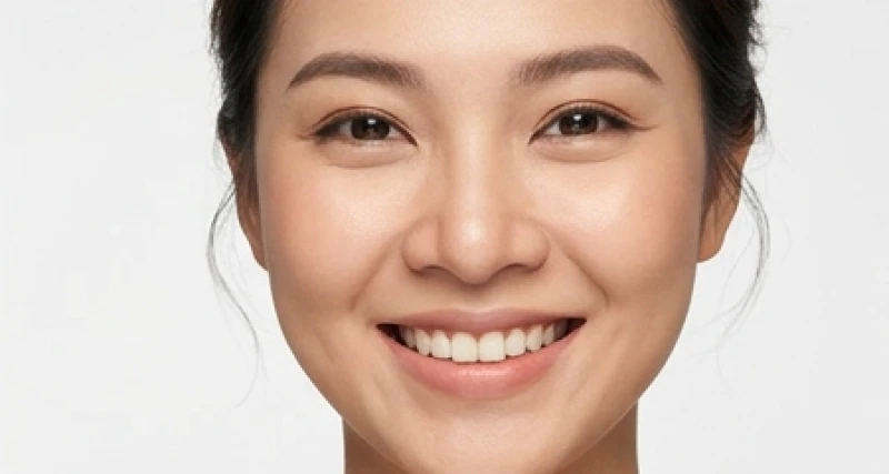 Gương mặt người đang mỉm cười cho thấy cánh mũi củ tỏi bè rộng ra hai bên một cách tự nhiên