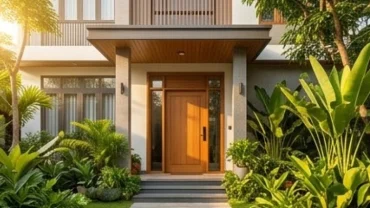 Ngôi nhà có hướng cửa chính rộng rãi thu hút tài vượng khi xét canh ngọ 1990 hợp hướng nào