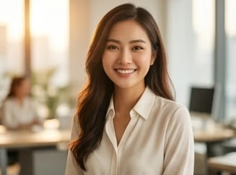 Tình duyên tuổi Thìn năm 2026: Lịch cưới hỏi và mẹo phong thủy 2 Người phụ nữ công sở tự tin và tươi tắn trong môi trường làm việc thu hút ánh nhìn thiện cảm