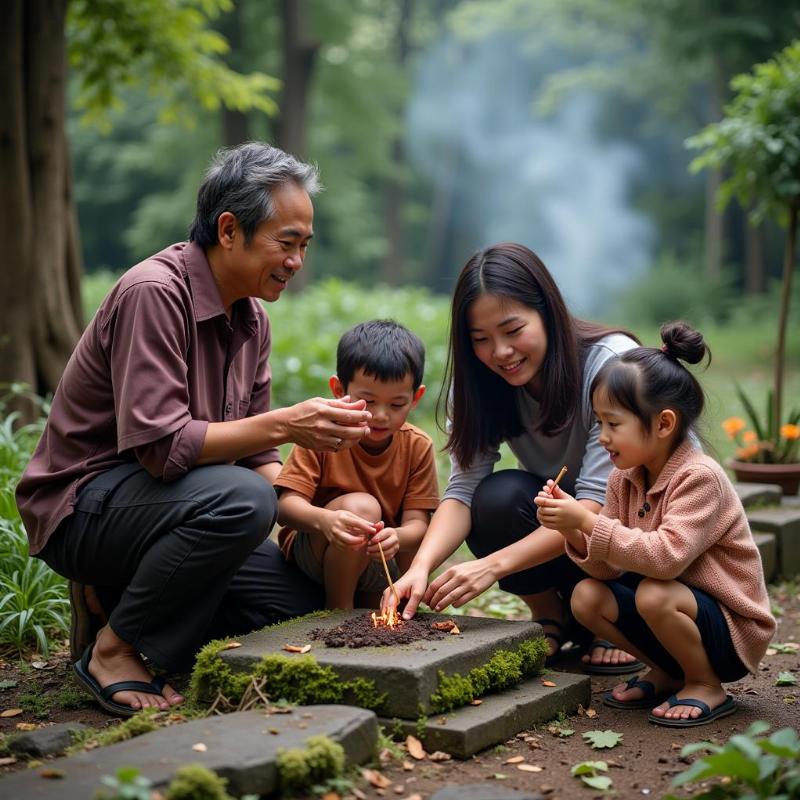 Cầu tài lộc ở quê cha đất tổ