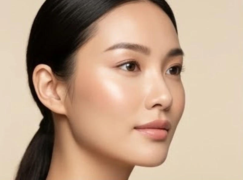 Cấu trúc xương mặt và phần thịt bao phủ gò má đầy đặn tạo nên sự cân đối hoàn hảo cho tam đình