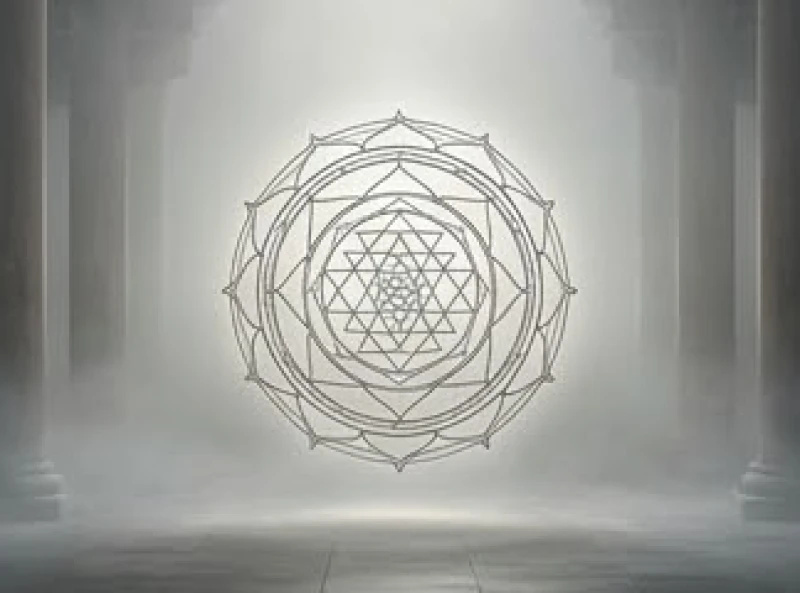 Cấu trúc hình học đối xứng Mandala đại diện cho nguyên mẫu bản thể và sự trọn vẹn tâm lý