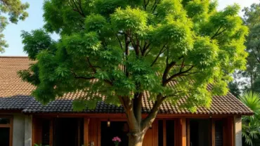 Mơ thấy cây đề xanh tốt trước nhà
