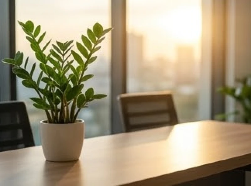 Sự nghiệp tuổi Hợi: Lộ trình công danh 2026 & cách kê bàn 8 Chậu cây Kim Tiền nhỏ đặt tại góc Thanh Long của bàn làm việc