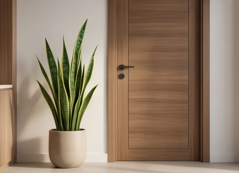 Tuổi Tuất hợp hướng nào: Tra cứu nam nữ & vật phẩm hóa giải 8 Chậu cây lưỡi hổ cao lớn đặt ngay cạnh cửa ra vào để che chắn luồng khí xấu
