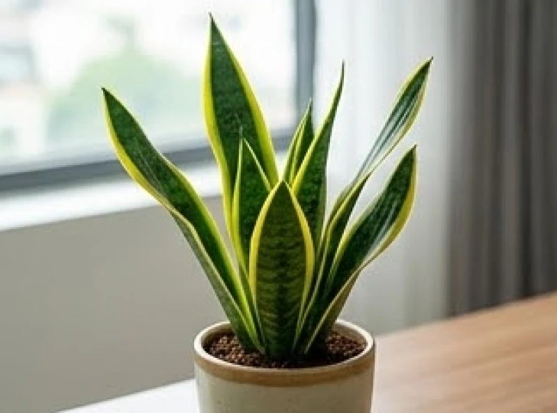 Tuổi Dậu hợp cây gì: Chọn đúng mệnh, hướng đặt và khoảng giá 5 Chậu cây lưỡi hổ có lá mọc vươn thẳng với mép viền vàng rực rỡ đặc biệt tương hợp với người mệnh Thổ