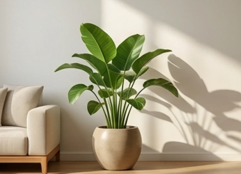 Những điều cấm kỵ trong phong thủy với tuổi Tỵ: Chi tiết 5 mệnh 9 Chậu cây xanh lá to bản được đặt tinh tế ở góc hành lang nhằm đánh tan điểm tắc nghẽn luồng khí xấu.
