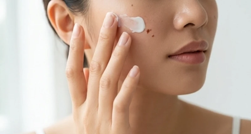 Thoa kem phục hồi lên vùng da vừa can thiệp tẩy nốt ruồi thẩm mỹ