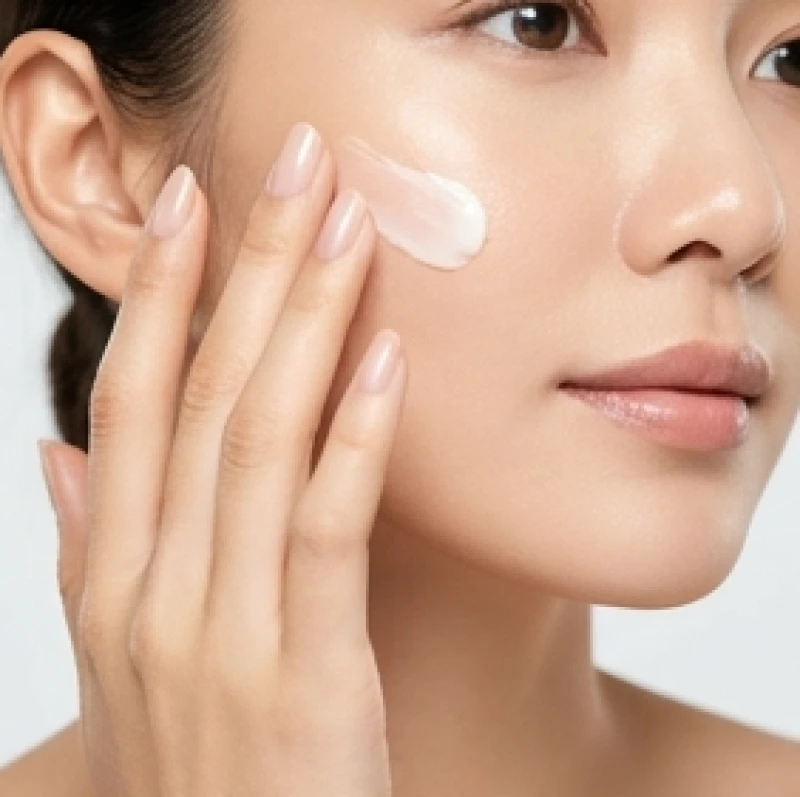 Bảo vệ vùng da từng có nốt ruồi ở má gần tai bằng kem dưỡng và chống nắng