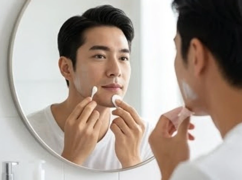 Nốt ruồi ở cằm trái nam: luận tướng số và tiêu chí tẩy an toàn 11 Dùng tăm bông và nước muối sinh lý vệ sinh thật nhẹ nhàng vùng cằm sau khi tẩy