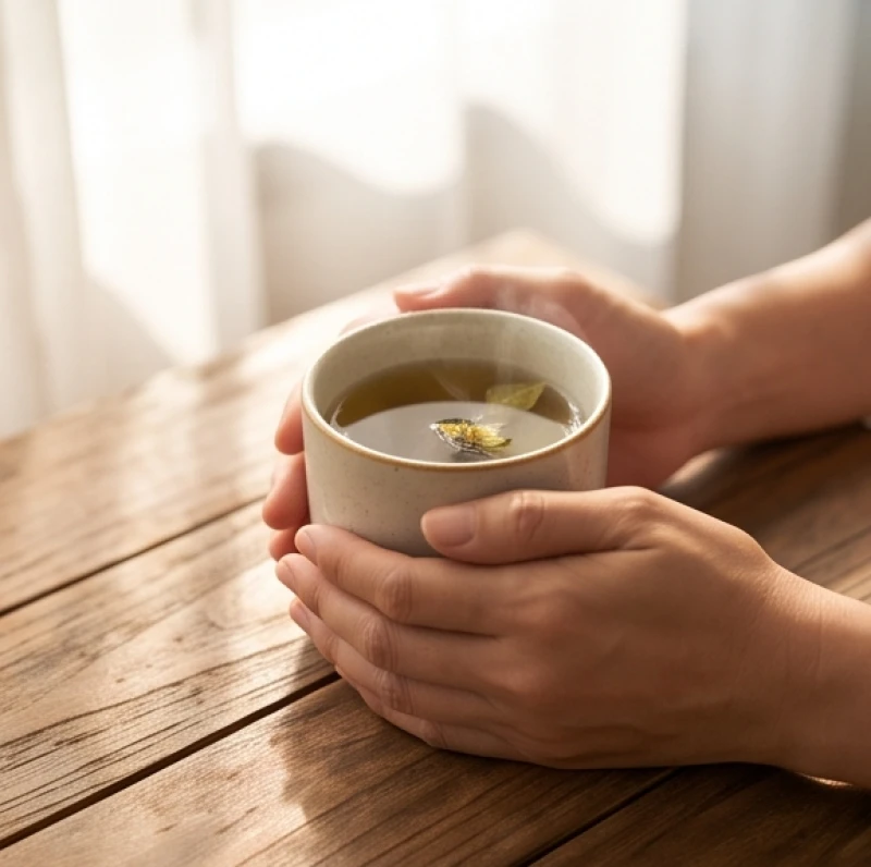 Uống trà thảo mộc ấm giúp phục hồi sinh lực và tăng cường hệ miễn dịch