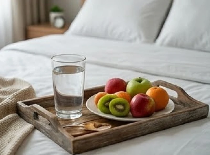 Bữa sáng dinh dưỡng và ly nước ấm khởi đầu ngày mới giúp xua tan sự ám ảnh về cái chết hay bệnh tật trong cơn mộng mị